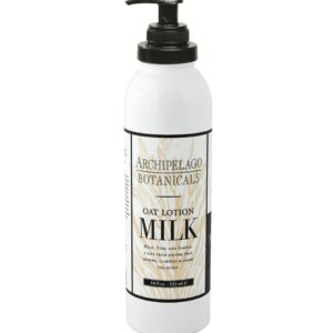 Archipelago Botanicals Oat Milk Lotion | Nurturing, Soothing Daily Body Lotion | Free From Parabens, Phthalates and GMOs (18 oz)