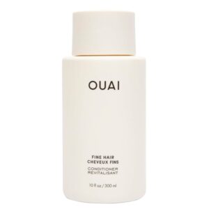 OUAI Fine Conditioner. This Lightweight Conditioner Gives Fine Hair Softness, Bounce and Volume. Made with Keratin and Biotin. Free from Parabens, Sulfates, and Phthalates (10 oz)’