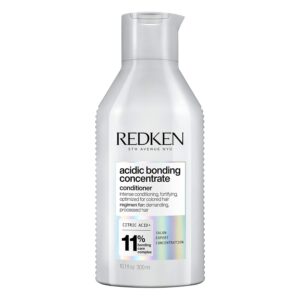 Redken Bonding Conditioner for Damaged Hair Repair | Strengthens and Repairs Weak and Brittle Hair | Acidic Bonding Concentrate | Safe for Color-Treated Hair | For All Hair Types