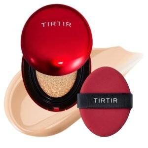 TIRITR Mask Fit Red Cushion Foundation | Japan’s No.1 Choice for Glass skin, Long-Lasting, Lightweight, Buildable Coverage, Radiant Semi-Matte Finish, All Skin Types, Korean Cushion Foundation
