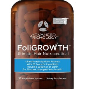 FoliGROWTH™ Hair Growth Supplement for Thicker Fuller Hair | Approved* by the American Hair Loss Association | Revitalize Thinning Hair, Backed by 20 Years of Experience in Hair Loss Treatment Clinics